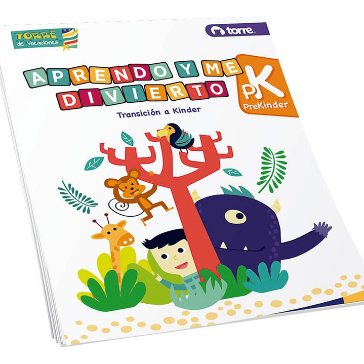 Cuaderno Aprendo Y Me Divierto Torre Transición A Kinder. 2