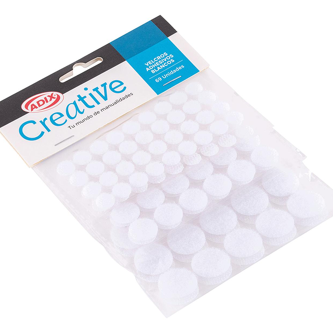 Velcro Circular Adhesivo Blanco 69 Unid. Creative 1