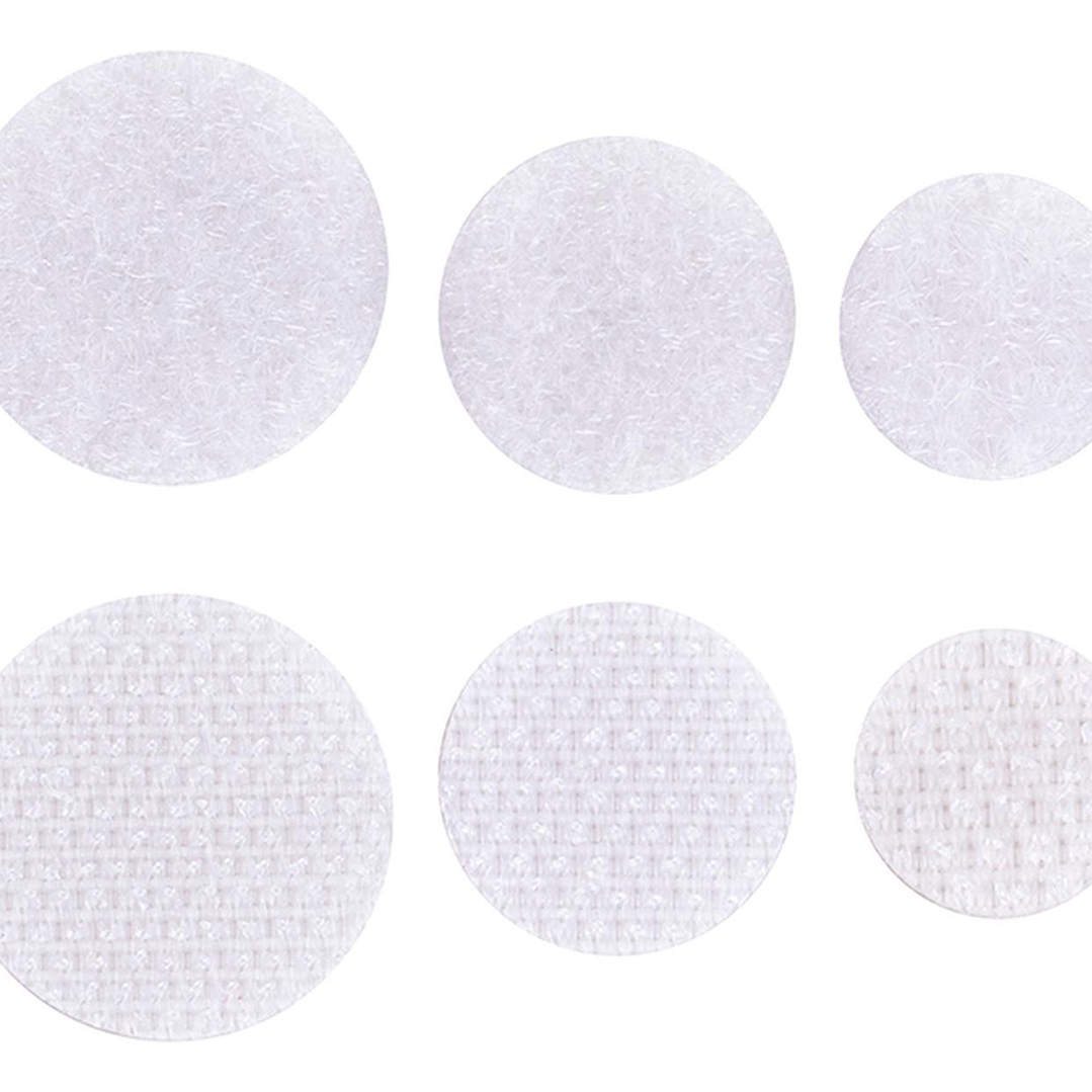 Velcro Circular Adhesivo Blanco 69 Unid. Creative 6