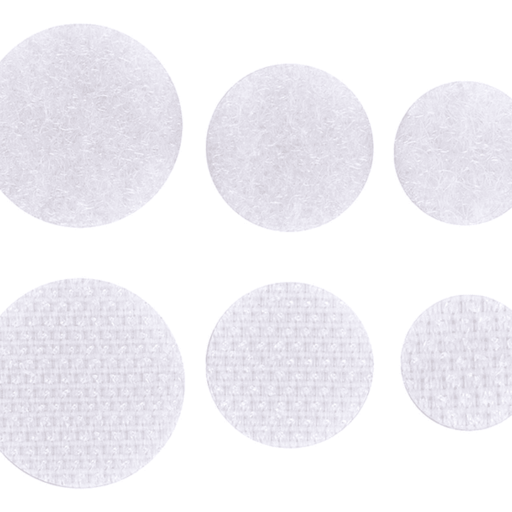 Velcro Circular Adhesivo Blanco 69 Unid. Creative 6