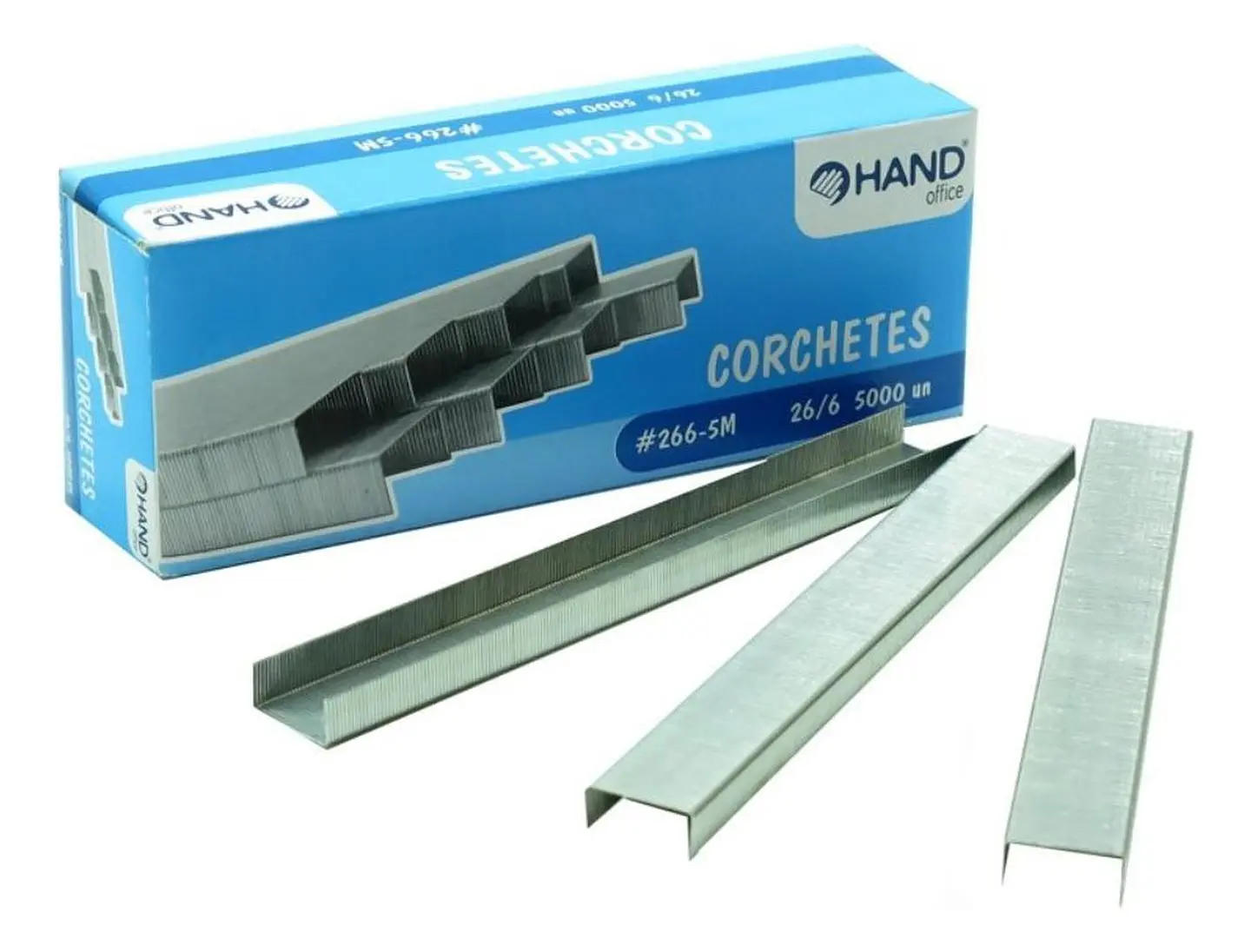 Caja Corchetes 26/6 5000 Unid. 20 Hojas. Hand 2