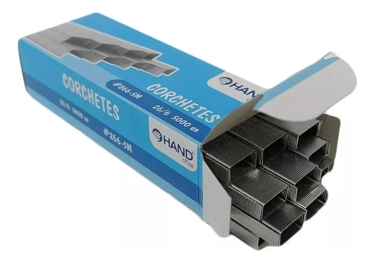 Caja Corchetes 26/6 5000 Unid. 20 Hojas. Hand 3