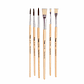 Set Pinceles Mixtos Plano-redondo. 6 Unid. Torre - Miniatura 3