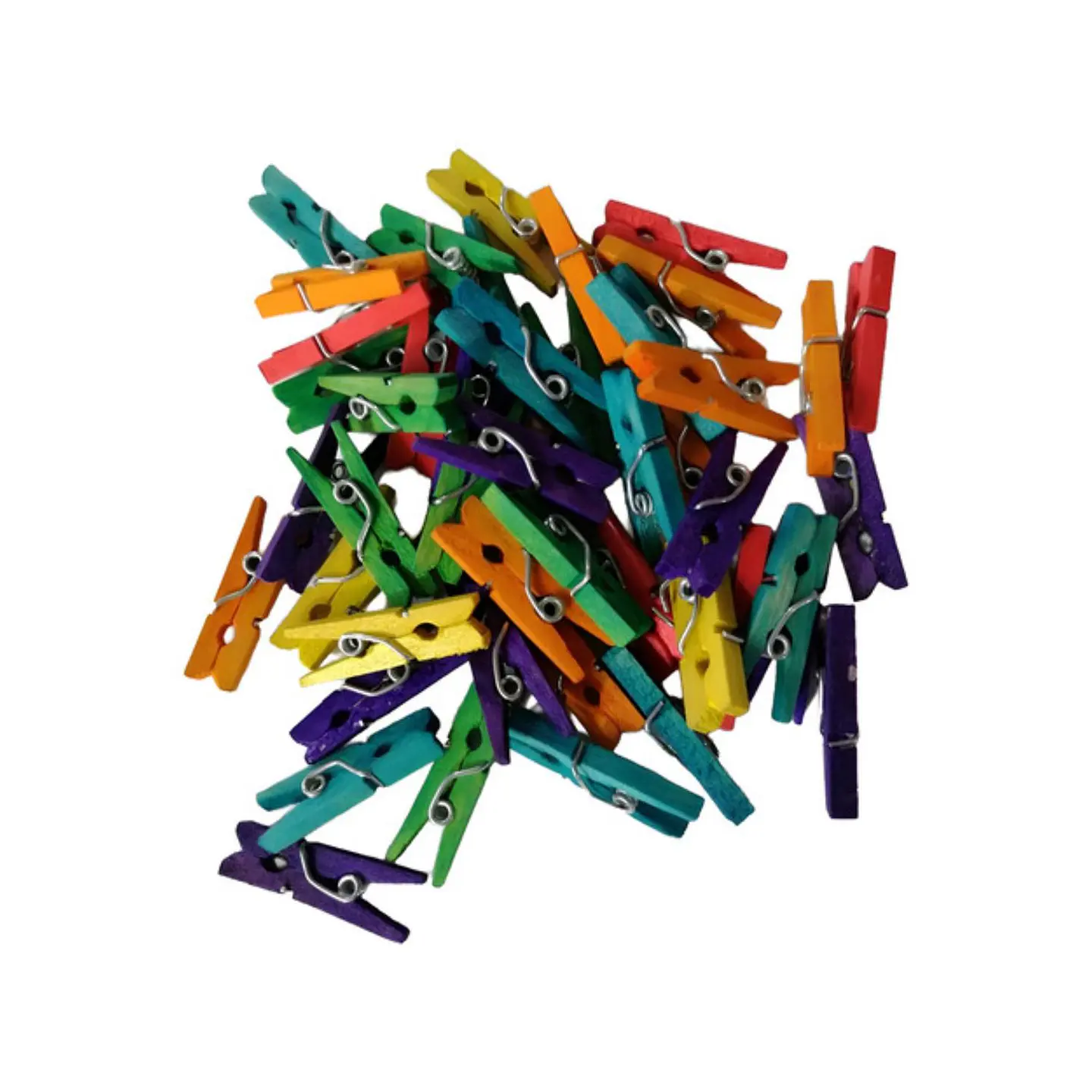 Mini Pinzas, Perros De Madera Color, 45 Unid 0,9x2,5 Cm 2