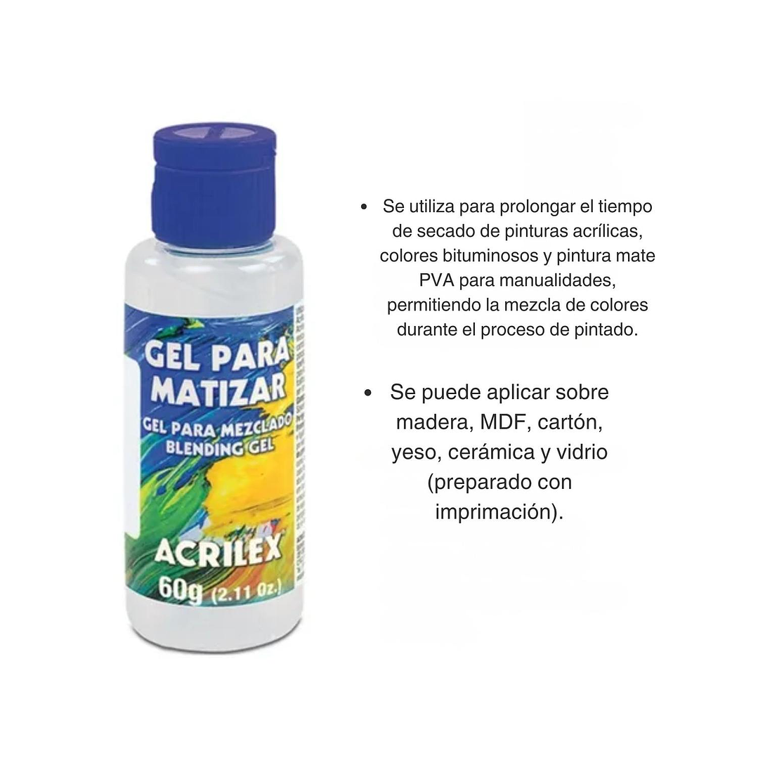 Gel Para Mezclado. Gel De Mezcla Pintura Acrilica. Acrilex 3