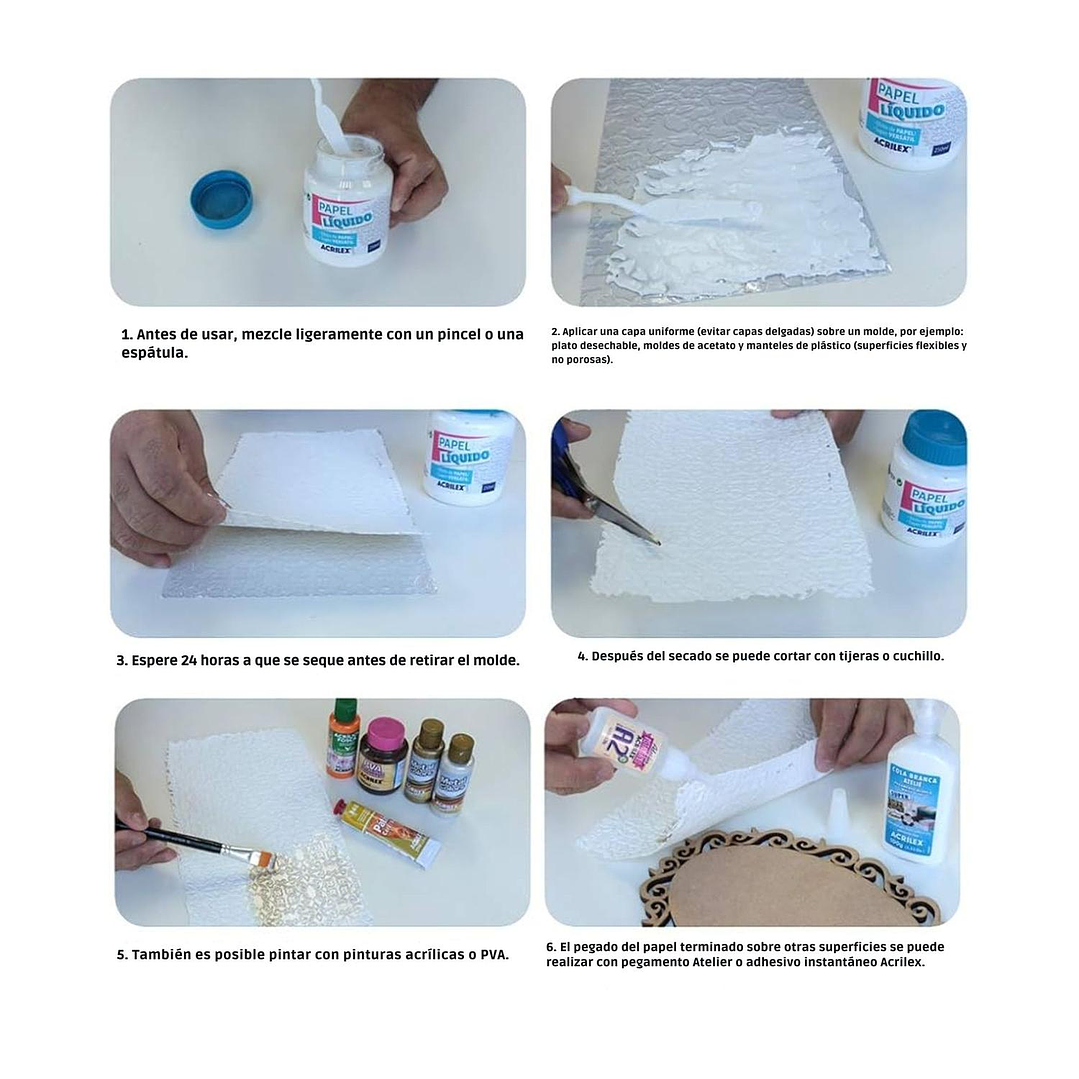 Papel Líquido 250 Ml. Acrilex 3