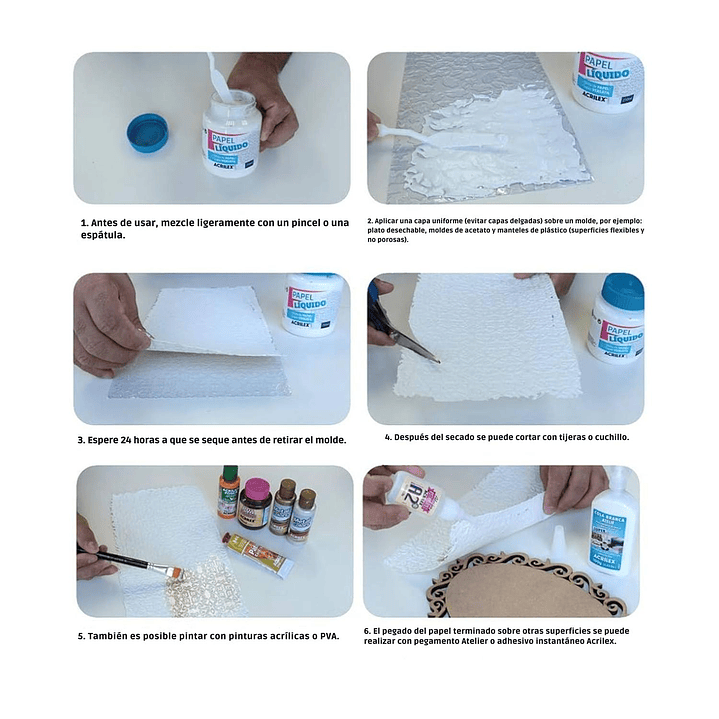 Papel Líquido 250 Ml. Acrilex 3