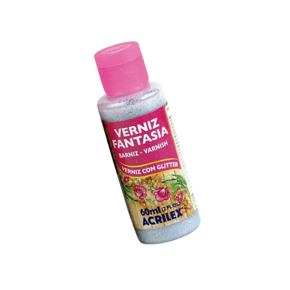 Barniz Fantasia Con Glitter. 60ml. Acrilex 2
