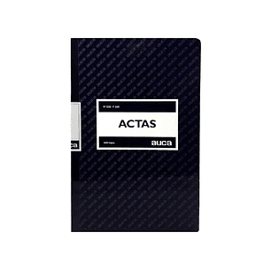 Libro De Actas 100 Hojas. Auca