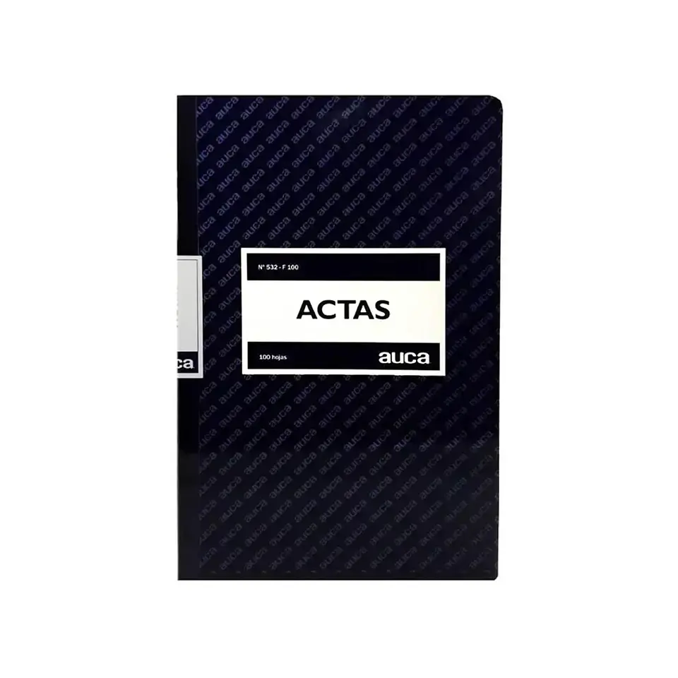 Libro De Actas 100 Hojas. Auca 1