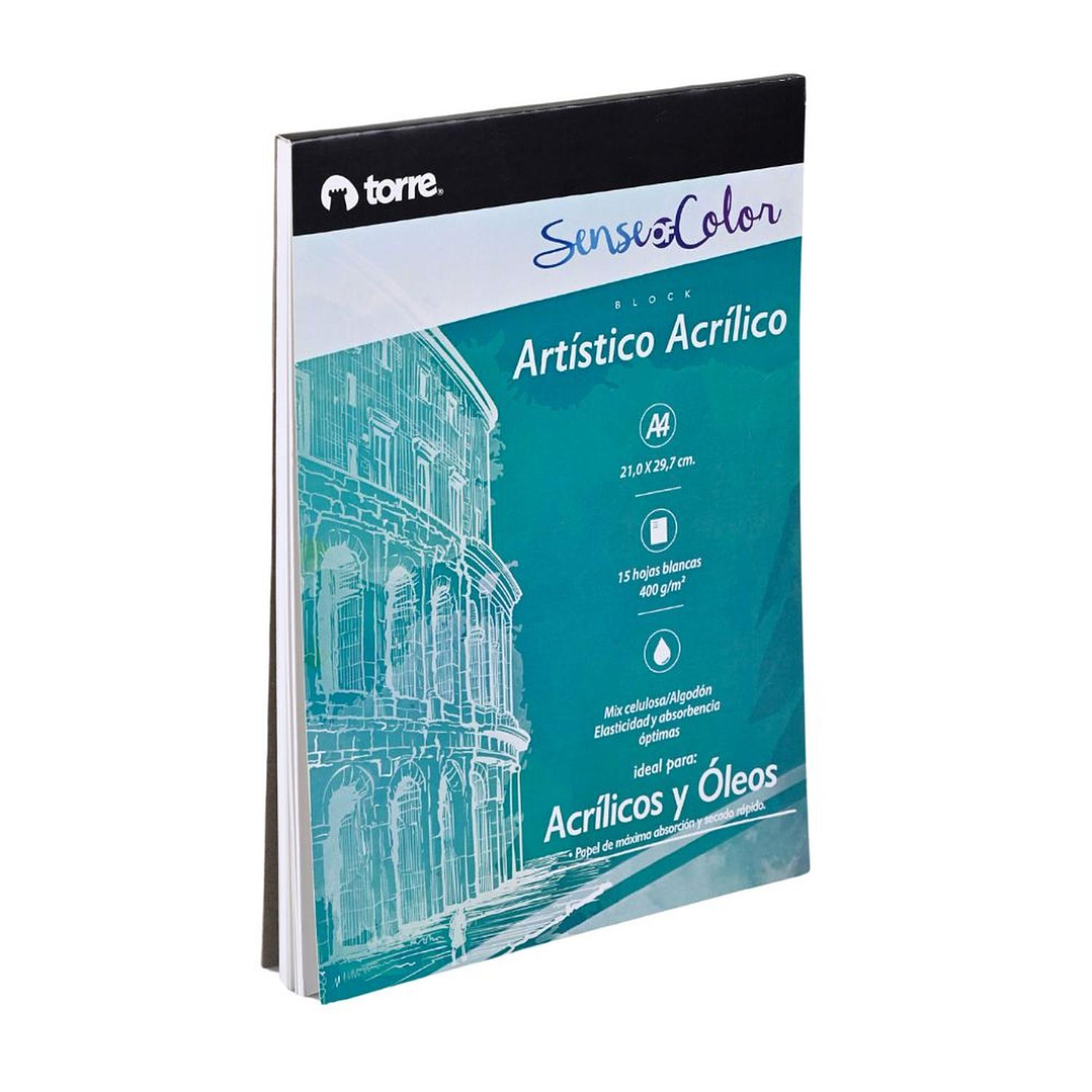 Block Artístico Acrílico Y Óleo A4 Sense Of Color. Torre 2