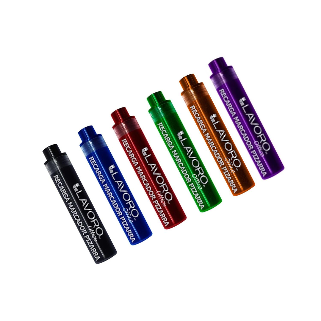 Cartucho, Recarga Marcador De Pizarra 6 Unid. Lavoro 3