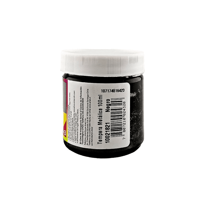 Frasco Tempera Metálica 100ml. Artel 9