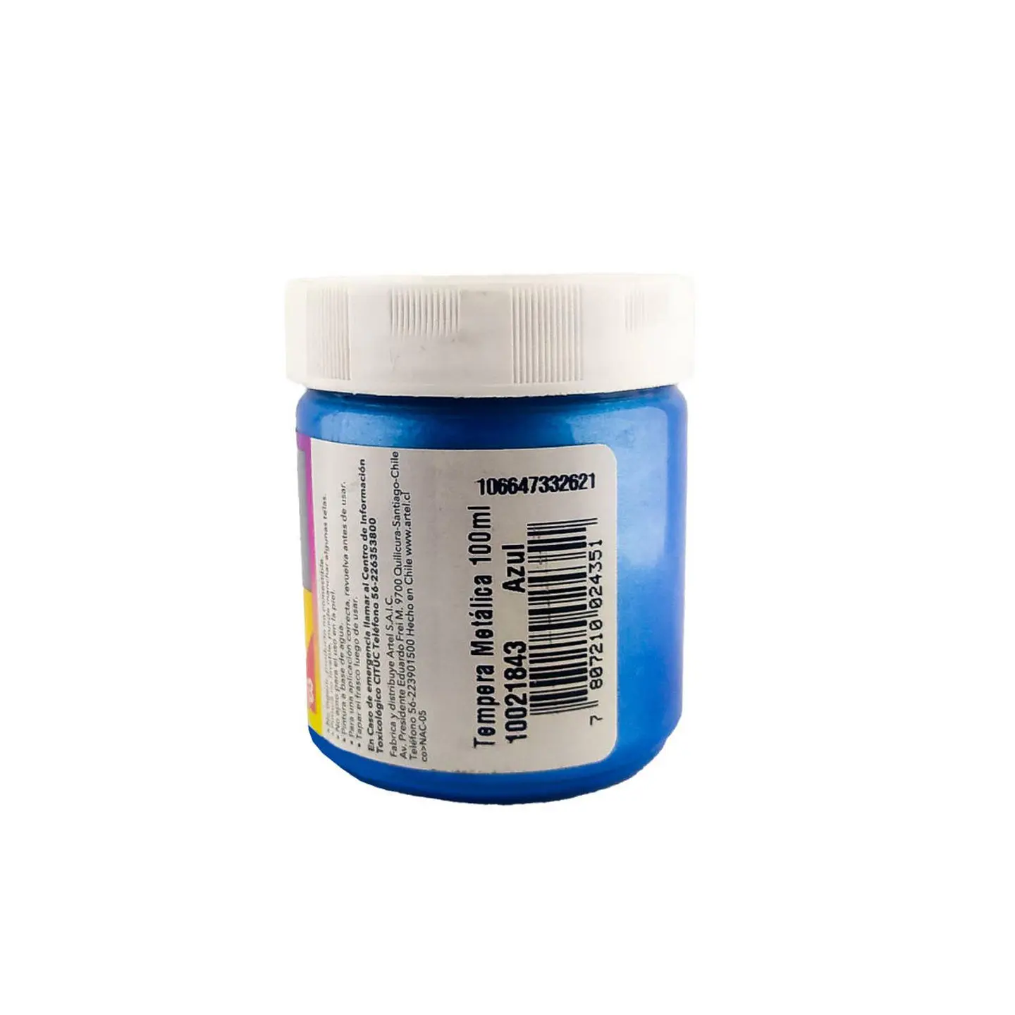 Frasco Tempera Metálica 100ml. Artel 12