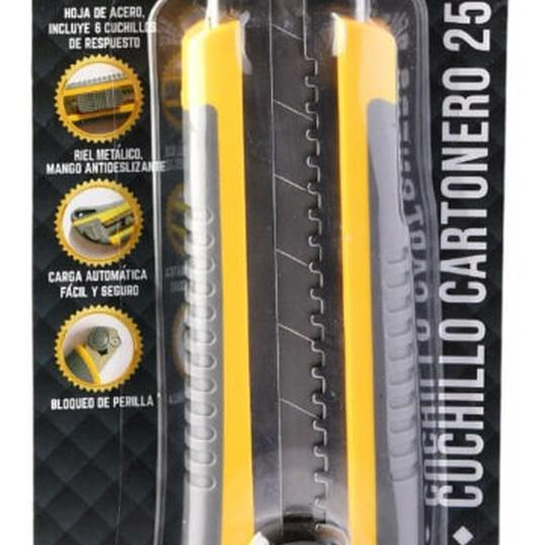 Cuchillo Cartonero Premium Xl 25mm Incluye Repuesto. Torre 1