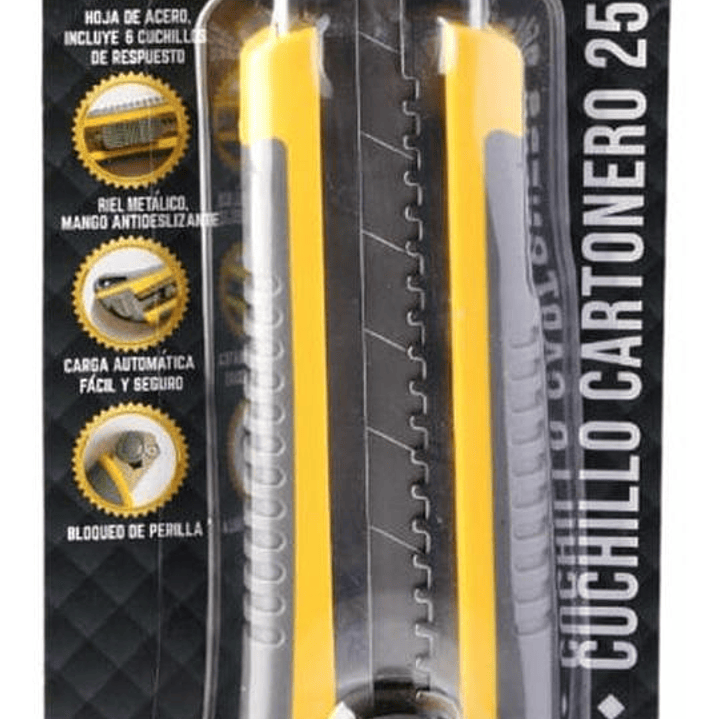 Cuchillo Cartonero Premium Xl 25mm Incluye Repuesto. Torre 1