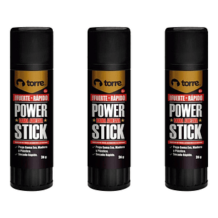Pegamento, Adhesivo En Barra Power Stick 36grs 3 Unid. Torre