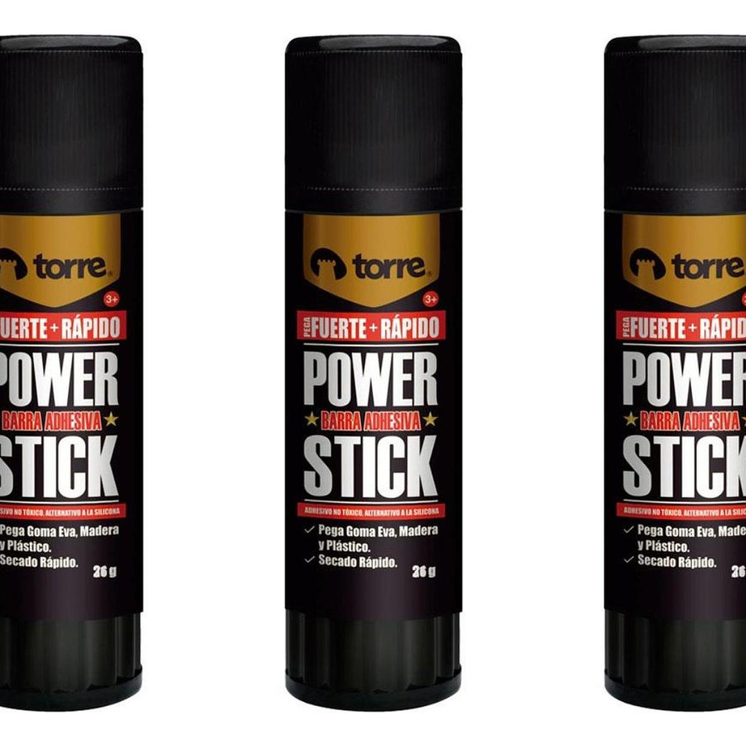 Pegamento, Adhesivo En Barra Power Stick 36grs 3 Unid. Torre 1