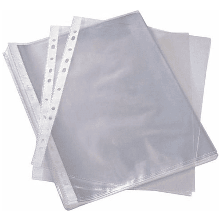 Fundas Protectoras Plasticas Transparente Oficio 100 Un Adix 2