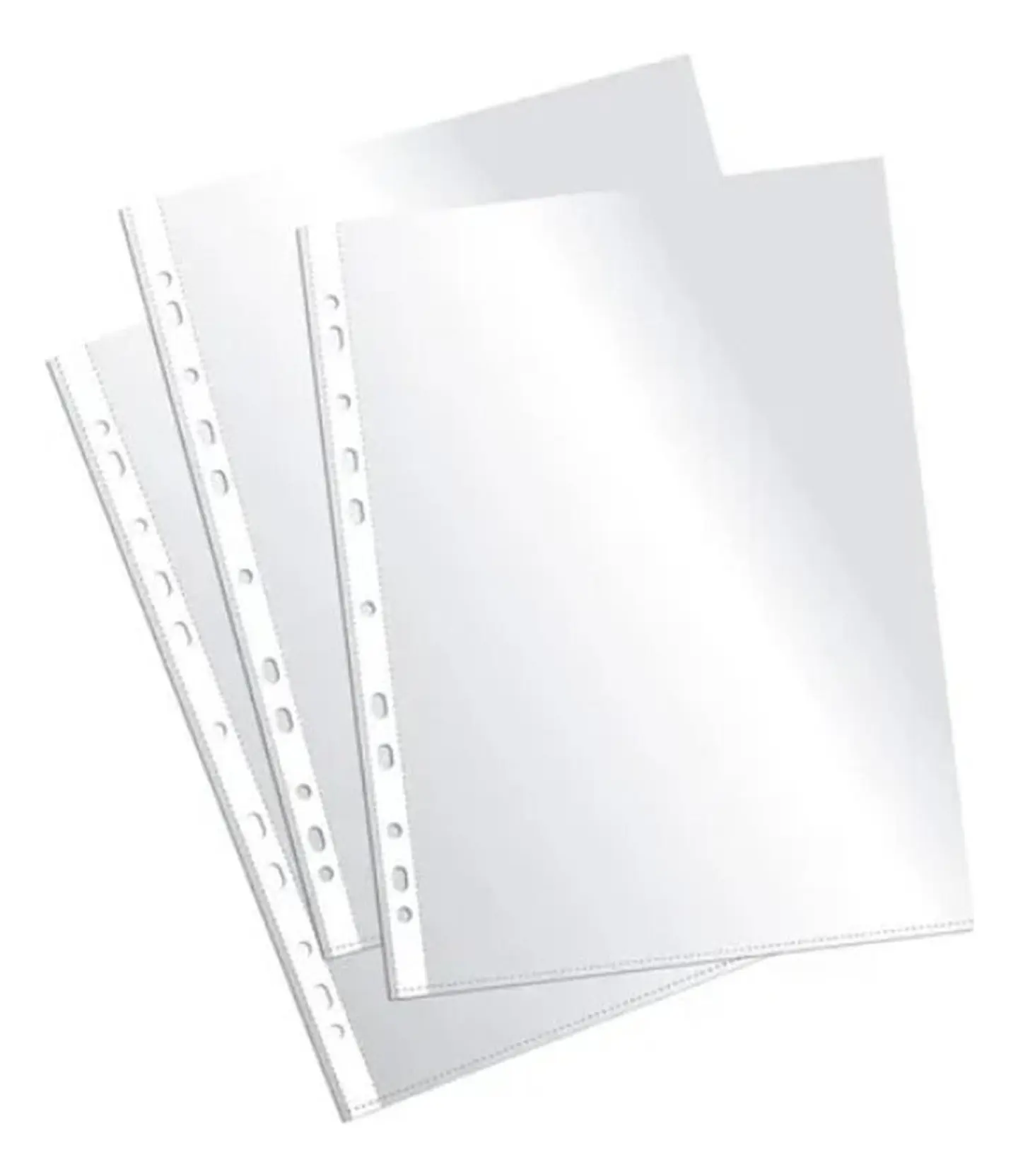 Fundas Protectoras Plasticas Transparente Oficio 100 Un Adix 3