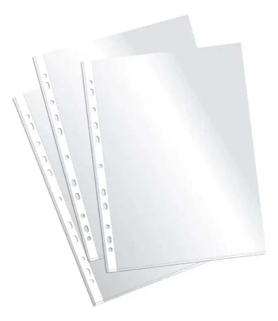 Fundas Protectoras Plasticas Transparente Oficio 100 Un Adix 3