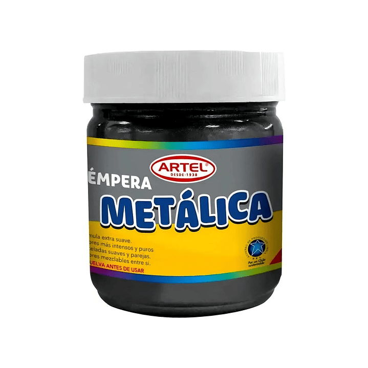 Frasco Tempera Metálica 100ml. Artel 2