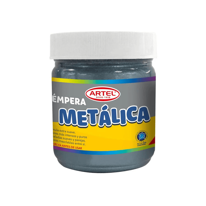 Frasco Tempera Metálica 100ml. Artel 5