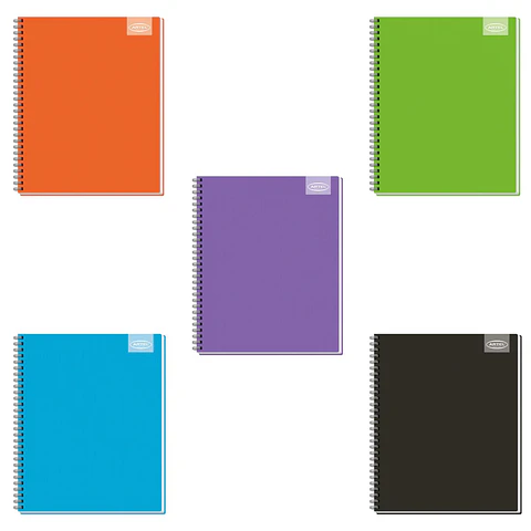 Pack 5 Cuadernos Universitario Colores 100 Hojas 7mm. Artel