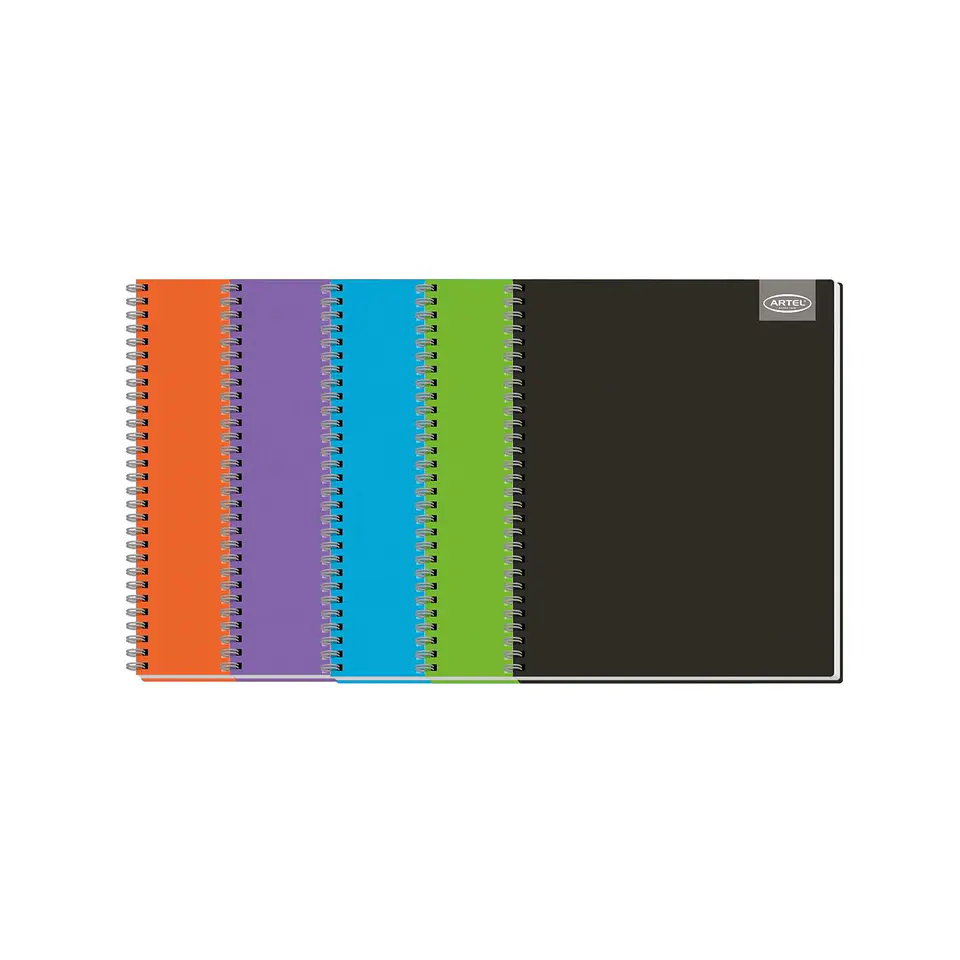 Pack 5 Cuadernos Universitario Colores 100 Hojas 7mm. Artel 3
