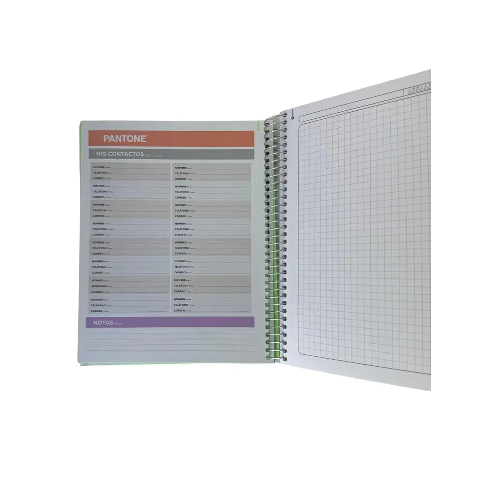 Cuaderno Medio Oficio (17x21,2cm) 150 Hojas. Pantone 9