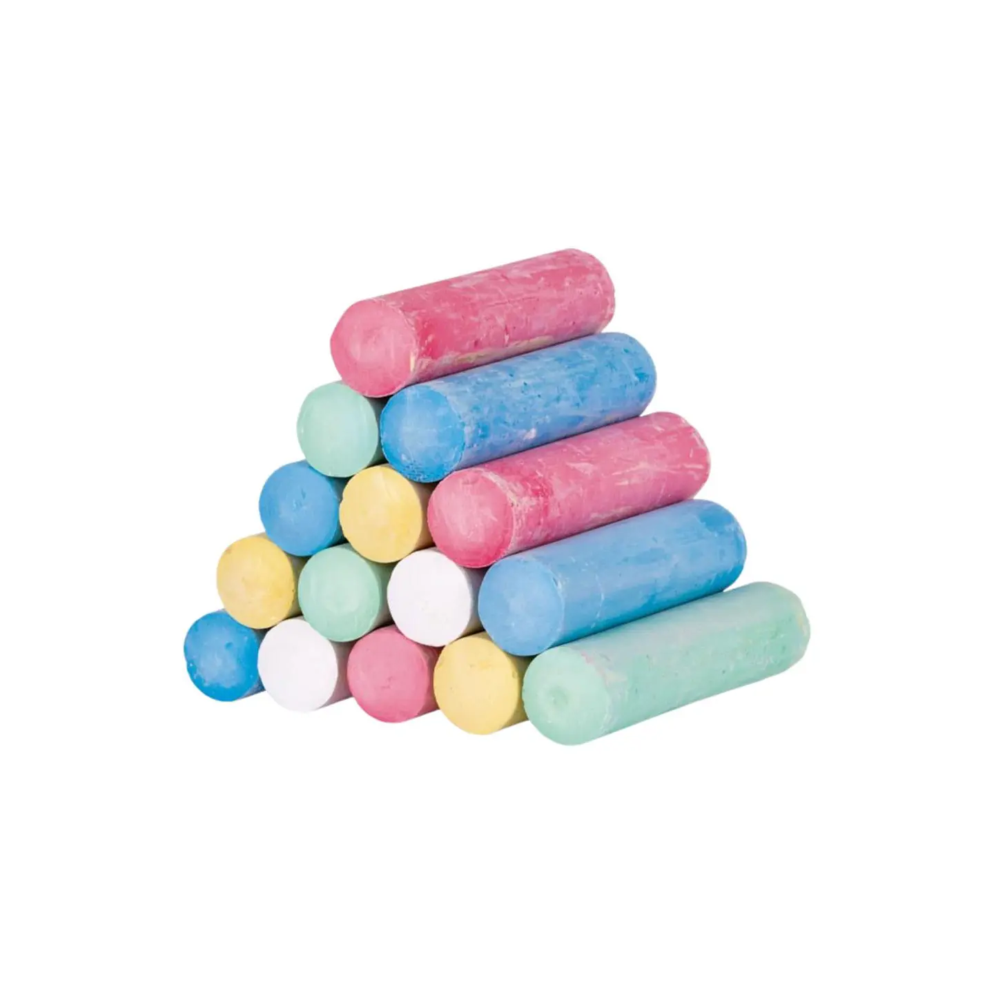 Balde Tizas Jumbo 5 Colores, 20 Unid. Adix. Tizas Grandes 4