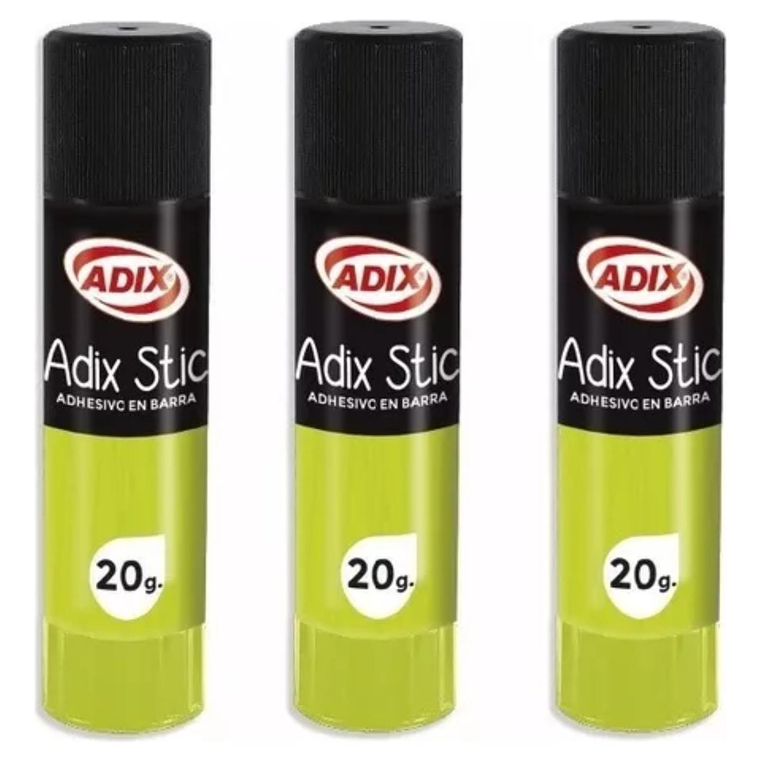 Pegamento, Adhesivo En Barra 20 Gr. 3 Unidades, Adix 4