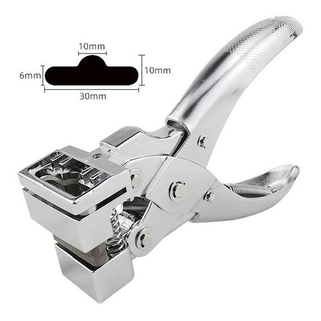 Perforador Alicate Corte Ganchera, Ranura En T Para Colgar 2