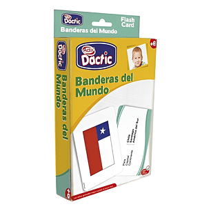 Láminas Didácticas, Flash Card Banderas Del Mundo. Dactic