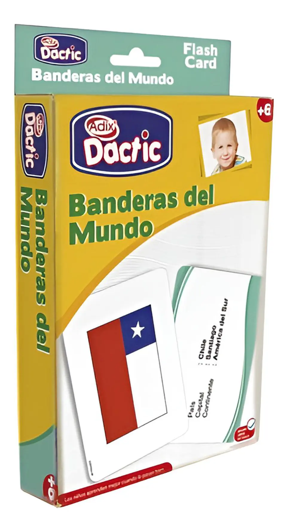Láminas Didácticas, Flash Card Banderas Del Mundo. Dactic 1