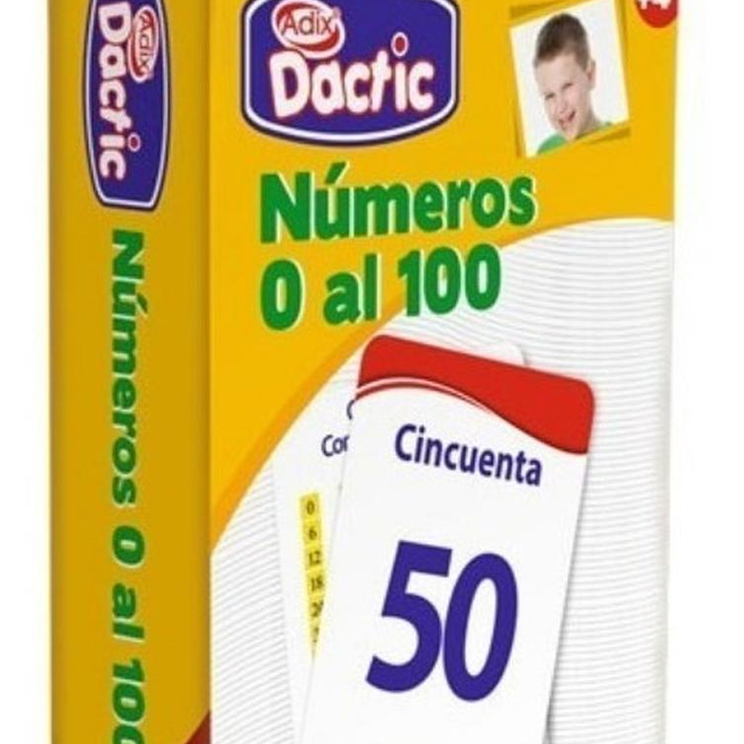 Láminas Didácticas, Flash Card Números Del 0 Al 100. Dactic 1
