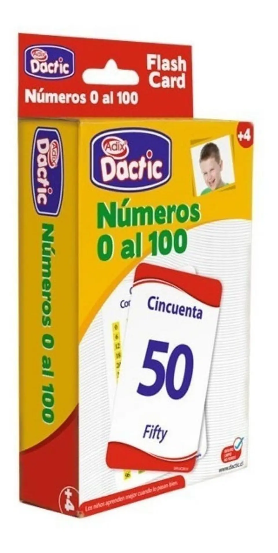 Láminas Didácticas, Flash Card Números Del 0 Al 100. Dactic 1