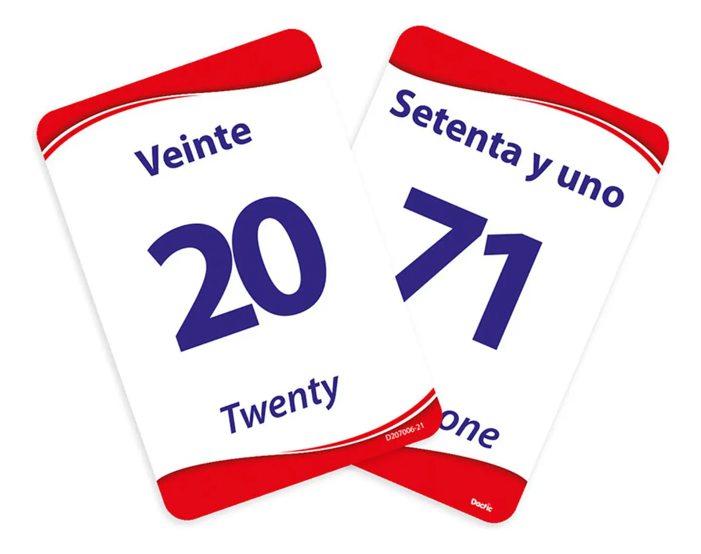 Láminas Didácticas, Flash Card Números Del 0 Al 100. Dactic 3