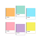 Pack 6 Cuadernos Universitario Colores Pastel 100 Hojas 7mm - Miniatura 2