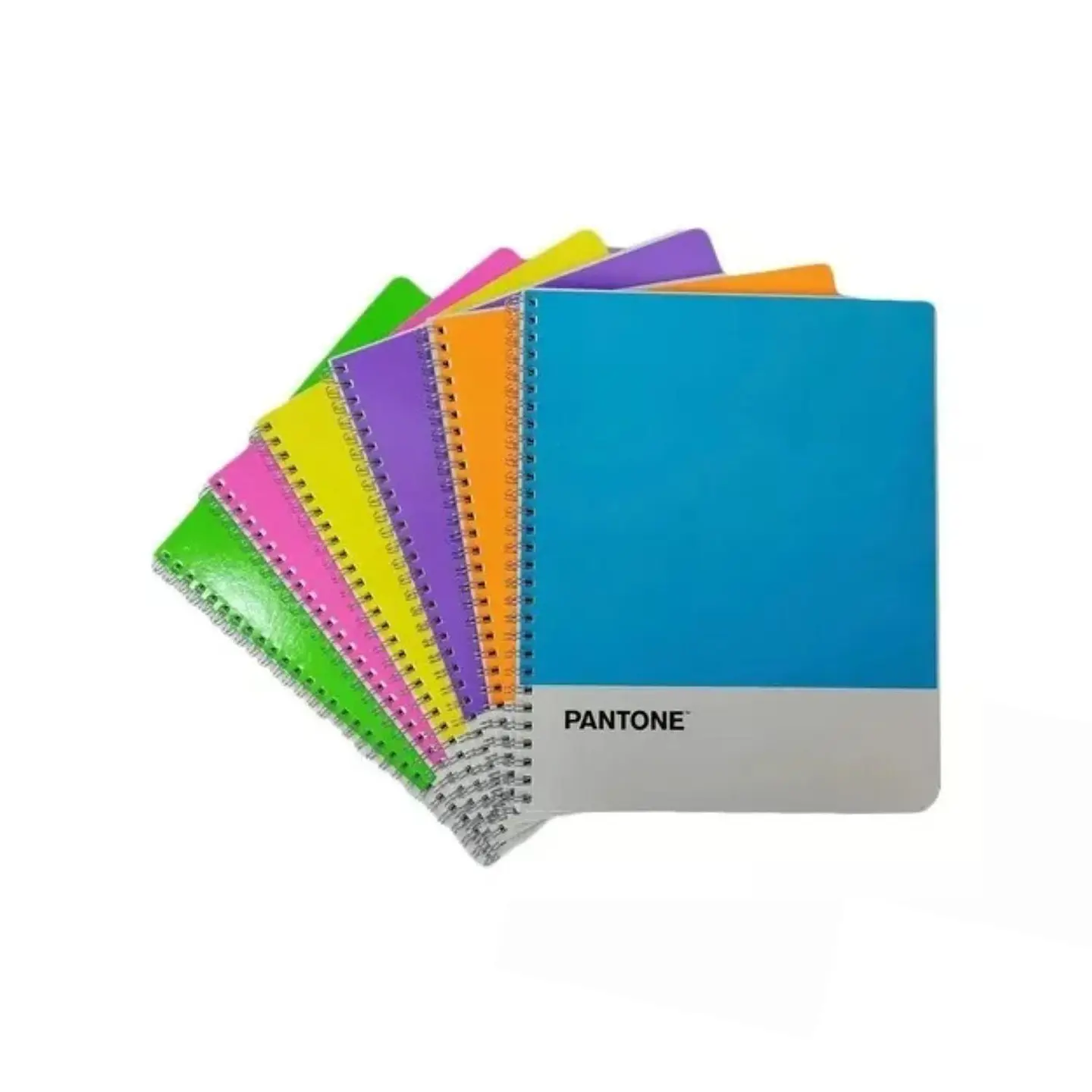 Pack 6 Cuadernos Universitario Colores Fluor 100 Hojas 7mm 4