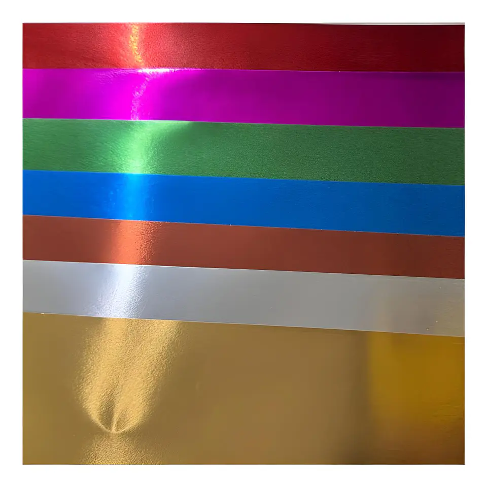 Bolson Cartulina Metalica 7 Colores 10 Pliegos. Torre Imagia 4