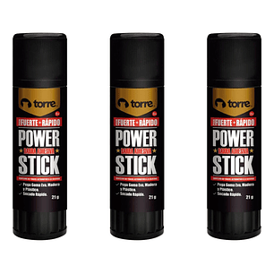Pegamento, Adhesivo En Barra Power Stick 21grs 3 Unid. Torre