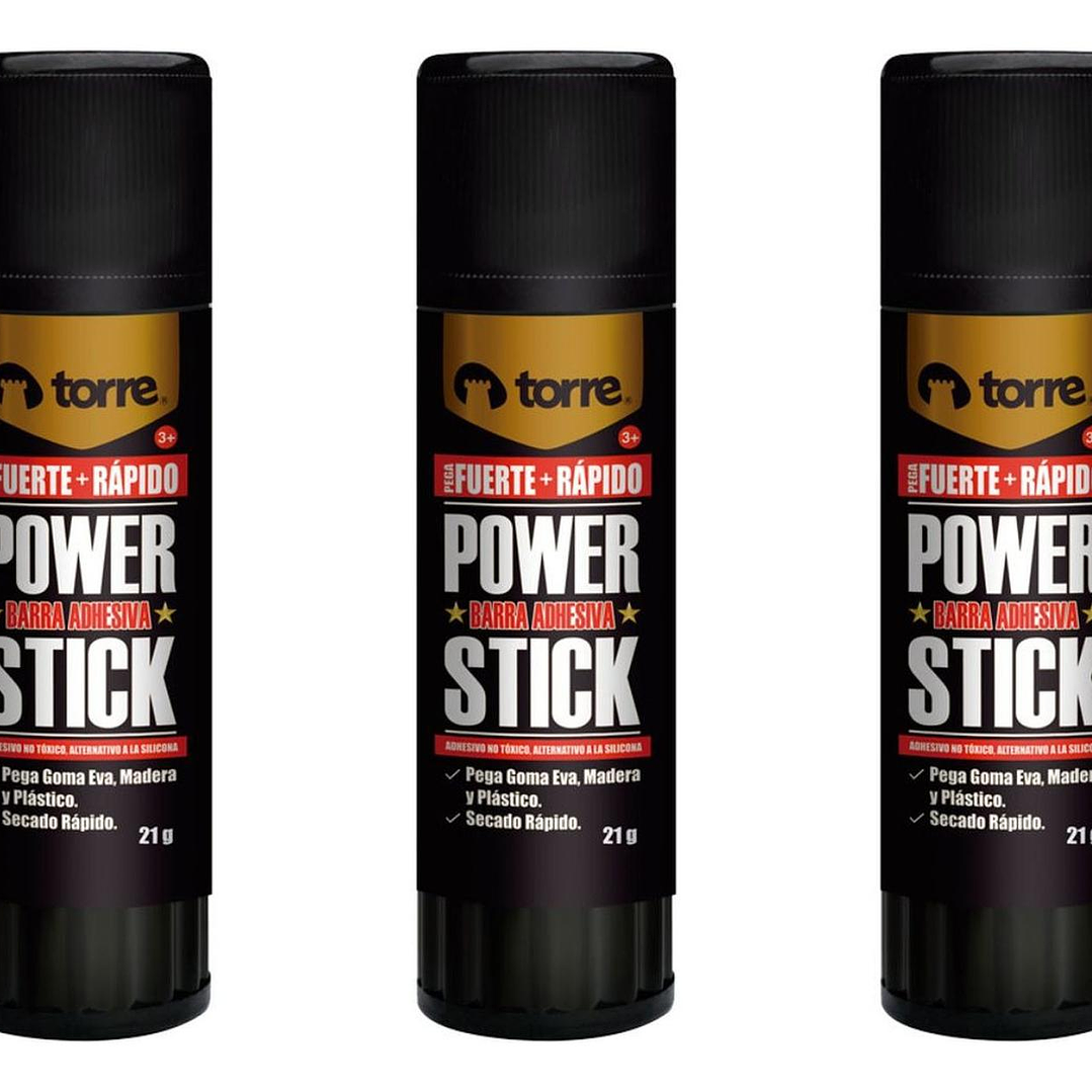 Pegamento, Adhesivo En Barra Power Stick 21grs 3 Unid. Torre 1
