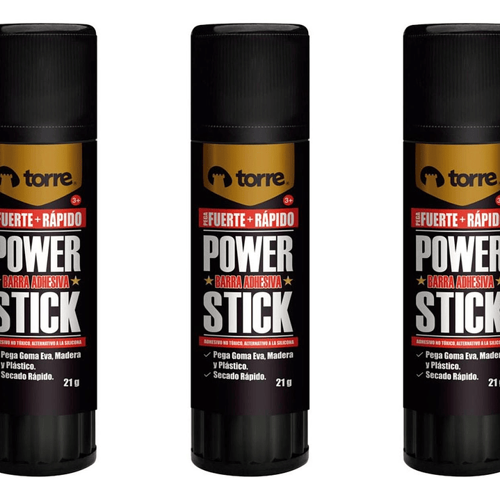 Pegamento, Adhesivo En Barra Power Stick 21grs 3 Unid. Torre 1
