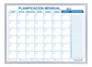 Pizarra Magnética Calendario Planificador Mensual 60x45 - Miniatura 1