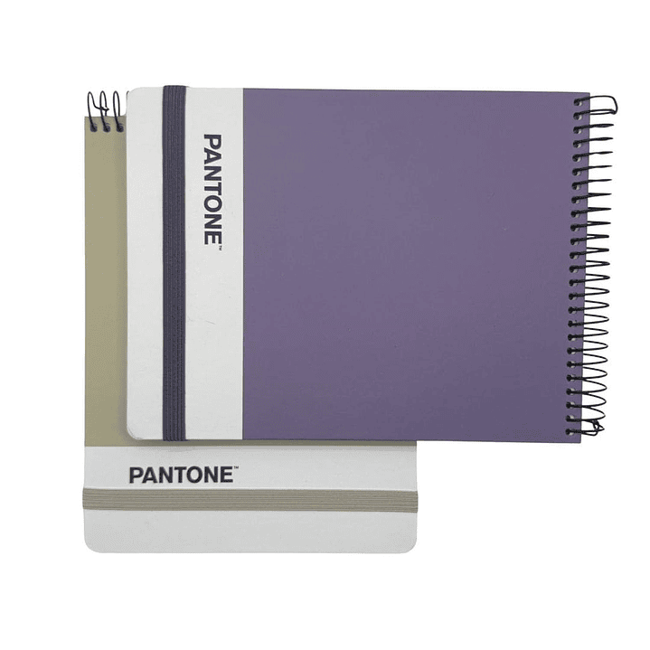 Croquera Pantone Medio Oficio Con Elástico 100 Hojas 80g/m2 12