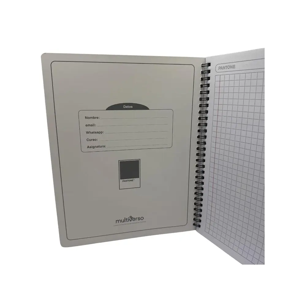 Pack 5 Cuadernos Universitario Pantonera 100 Hojas 7mm 5
