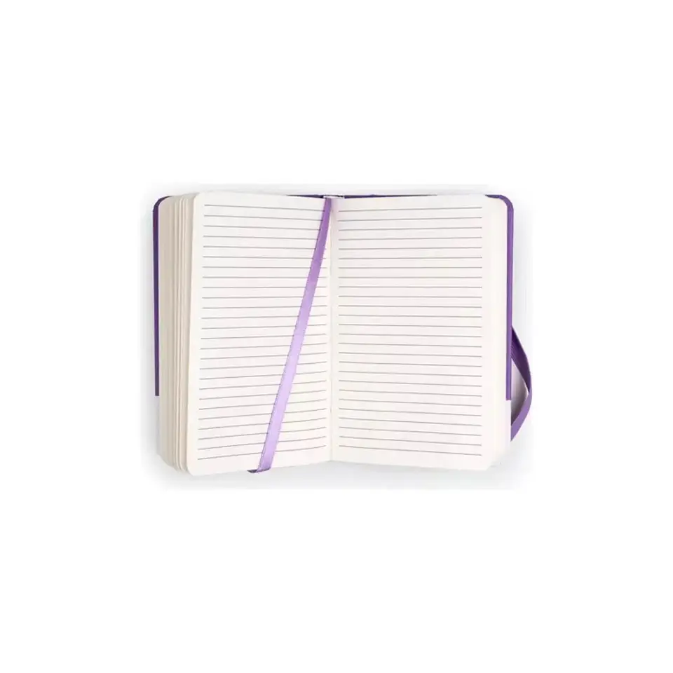 Libreta Pequeña 14x9cm Con Elastico. Pantone 25