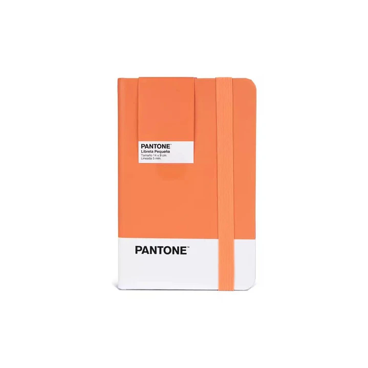 Libreta Pequeña 14x9cm Con Elastico. Pantone 9