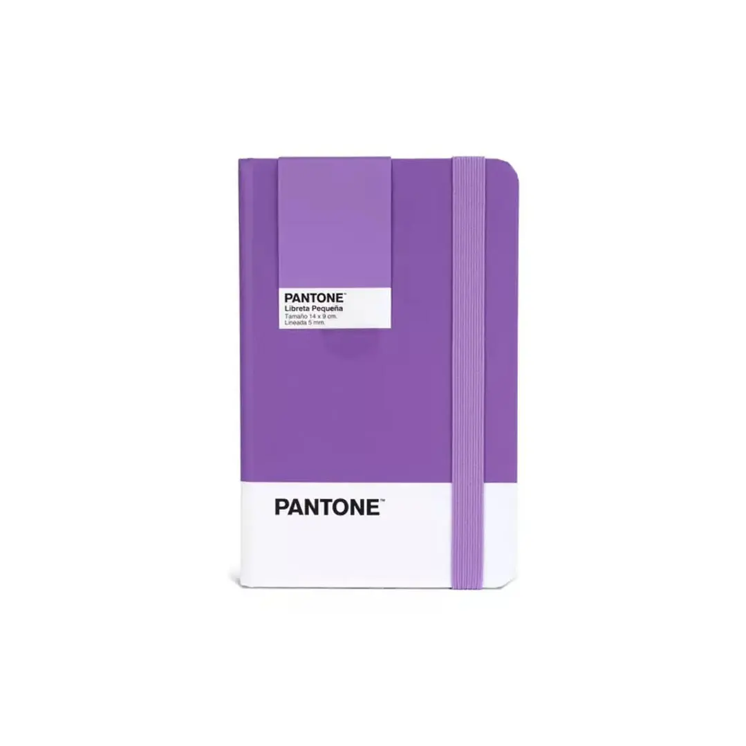 Libreta Pequeña 14x9cm Con Elastico. Pantone 11